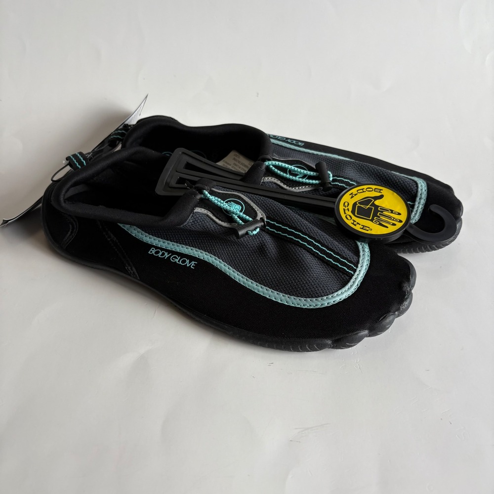 Body Glove Riverbreaker Womens Water Shoes Black Fair Aqua‎ Size 10 NEW